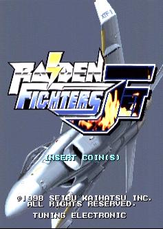 Raiden Fighters Jet Title Screen